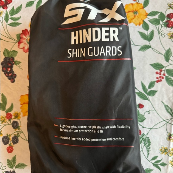 New! STX Hinder Shin Guards White S/M - Picture 2 of 2